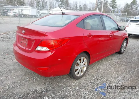 2014 Hyundai Accent Gls из США, поврежденный, VIN KMHCU4AE1EU597433